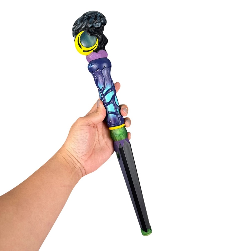 MagiQuest Great Wolf Lodge Celestial Moon Galaxy Interactive Wand Purple Blue